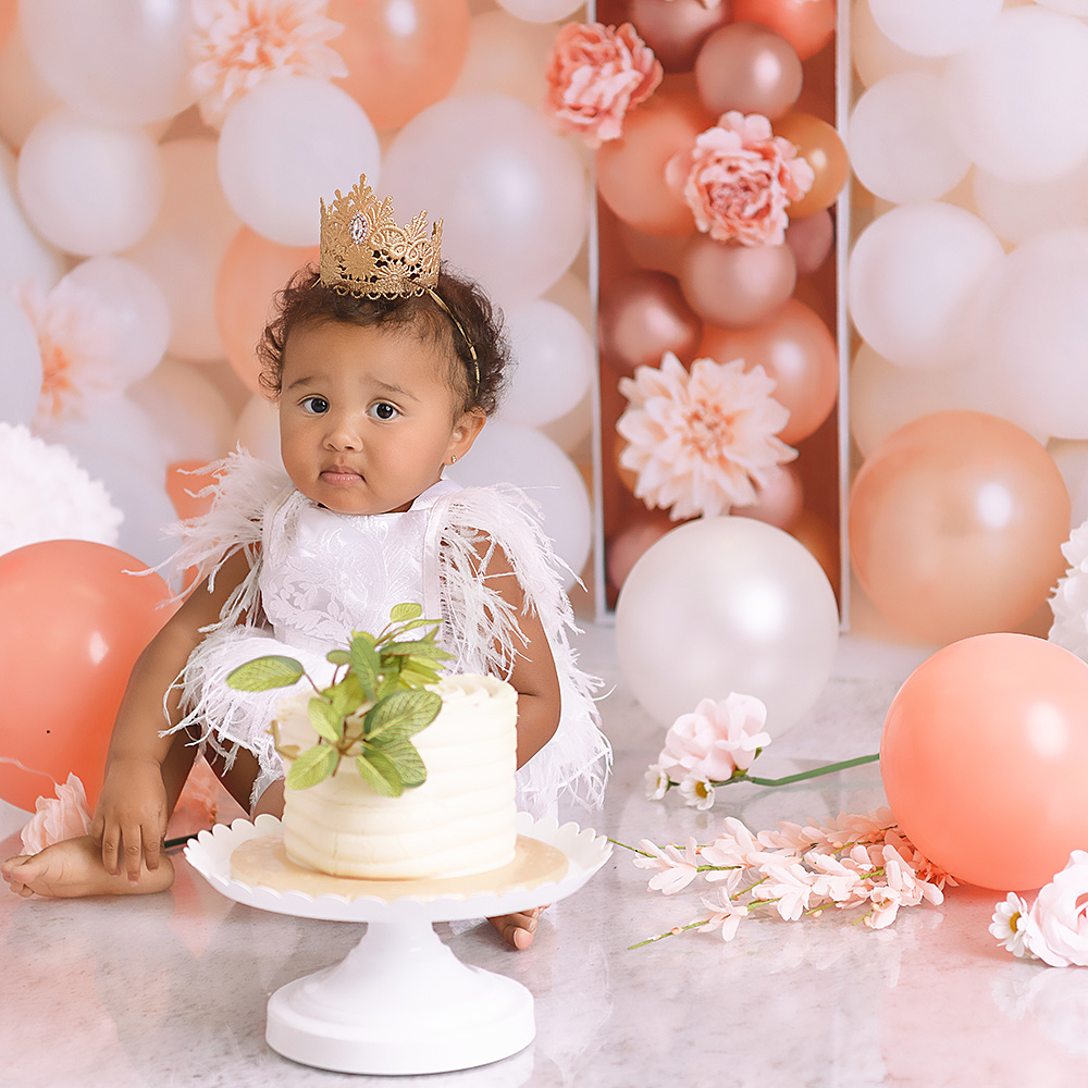 First Birthday and Cake Smash Photography Sessions by Chaunva LeCompte Photography